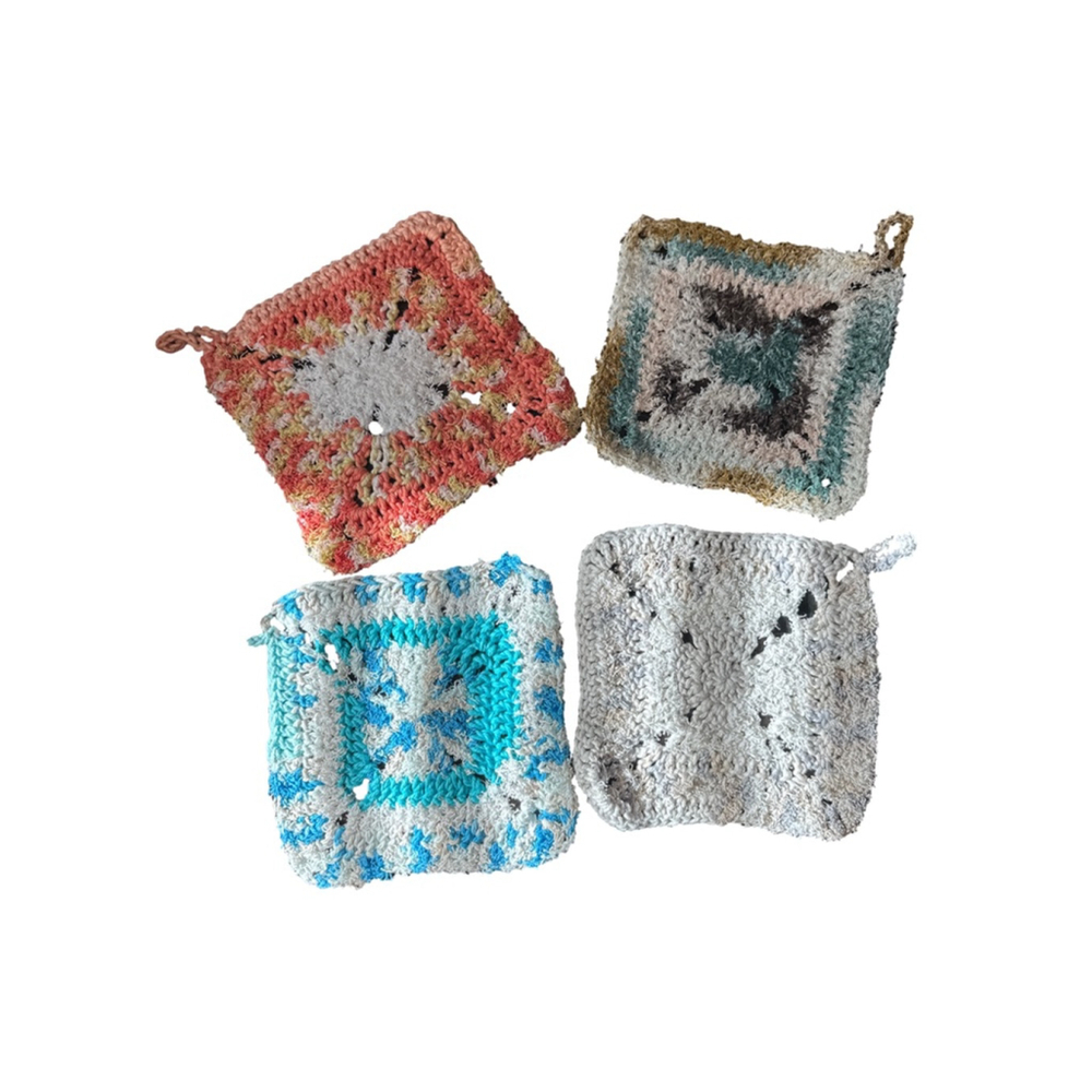 Multicolor dish rags. One Size